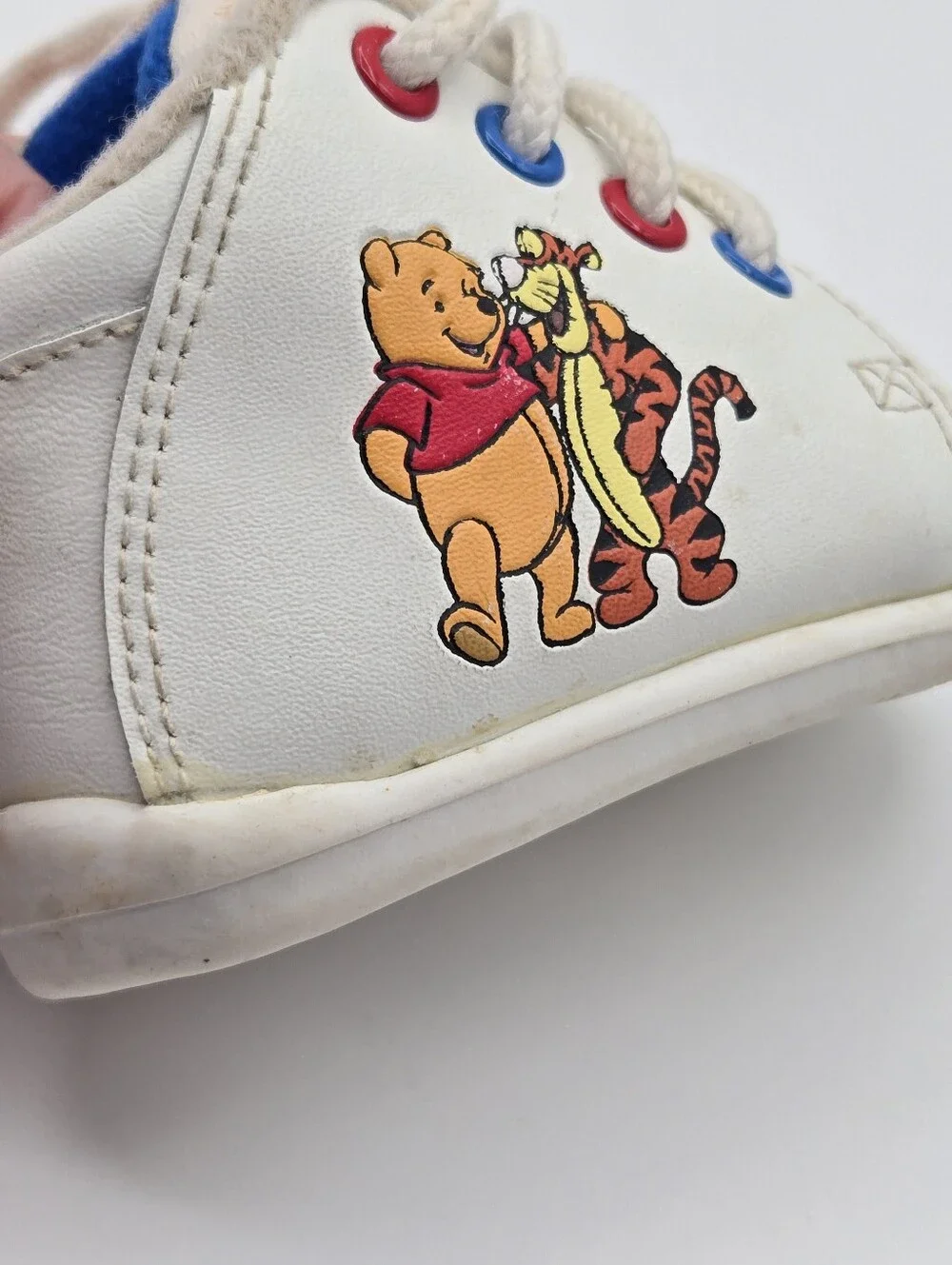 Vintage 90s Disney Winnie The Pooh Tigger Friends Infant Sneakers Shoes Size 1